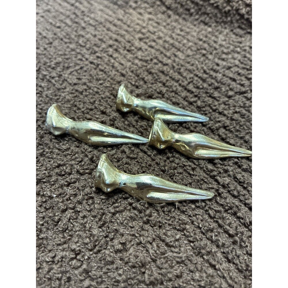 Vintage GOLF TEES NUDE NAKED LADY GAG GIFT NOVELTY METAL Goldtone 4 - Picture 2 of 6